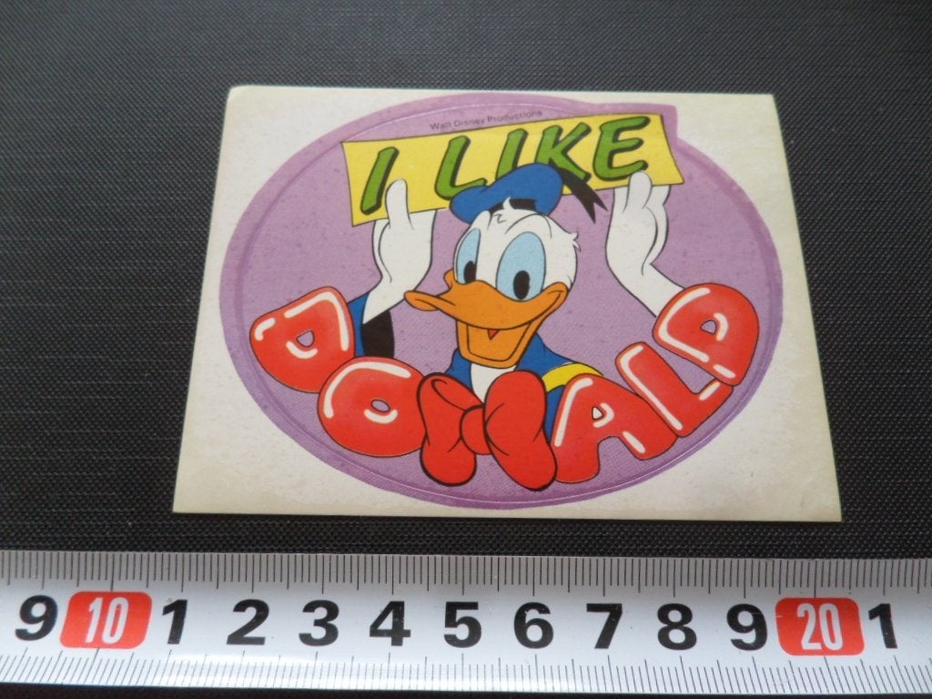 sticker strip disney I like donald duck, Ophalen, Zo goed als nieuw
