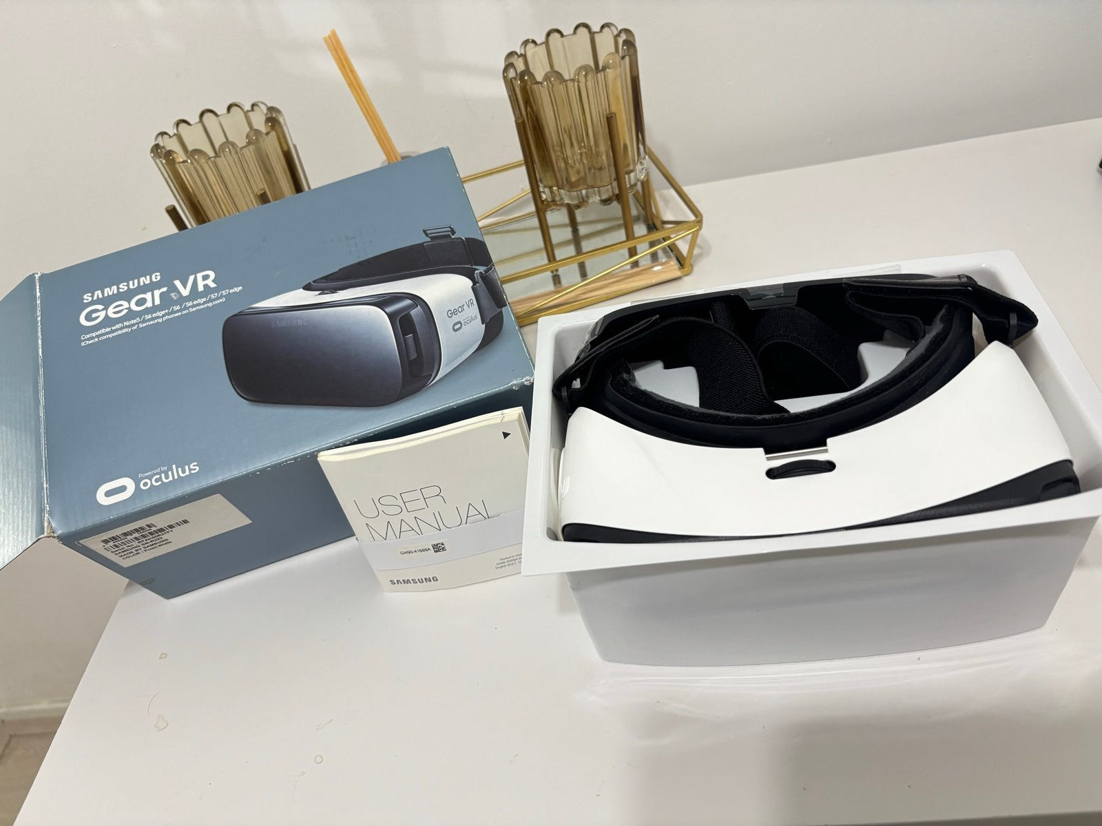 Samsung Gear VR met Oculus - Zo goed als nieuw, Ophalen of Verzenden, Zo goed als nieuw, VR-bril, Telefoon