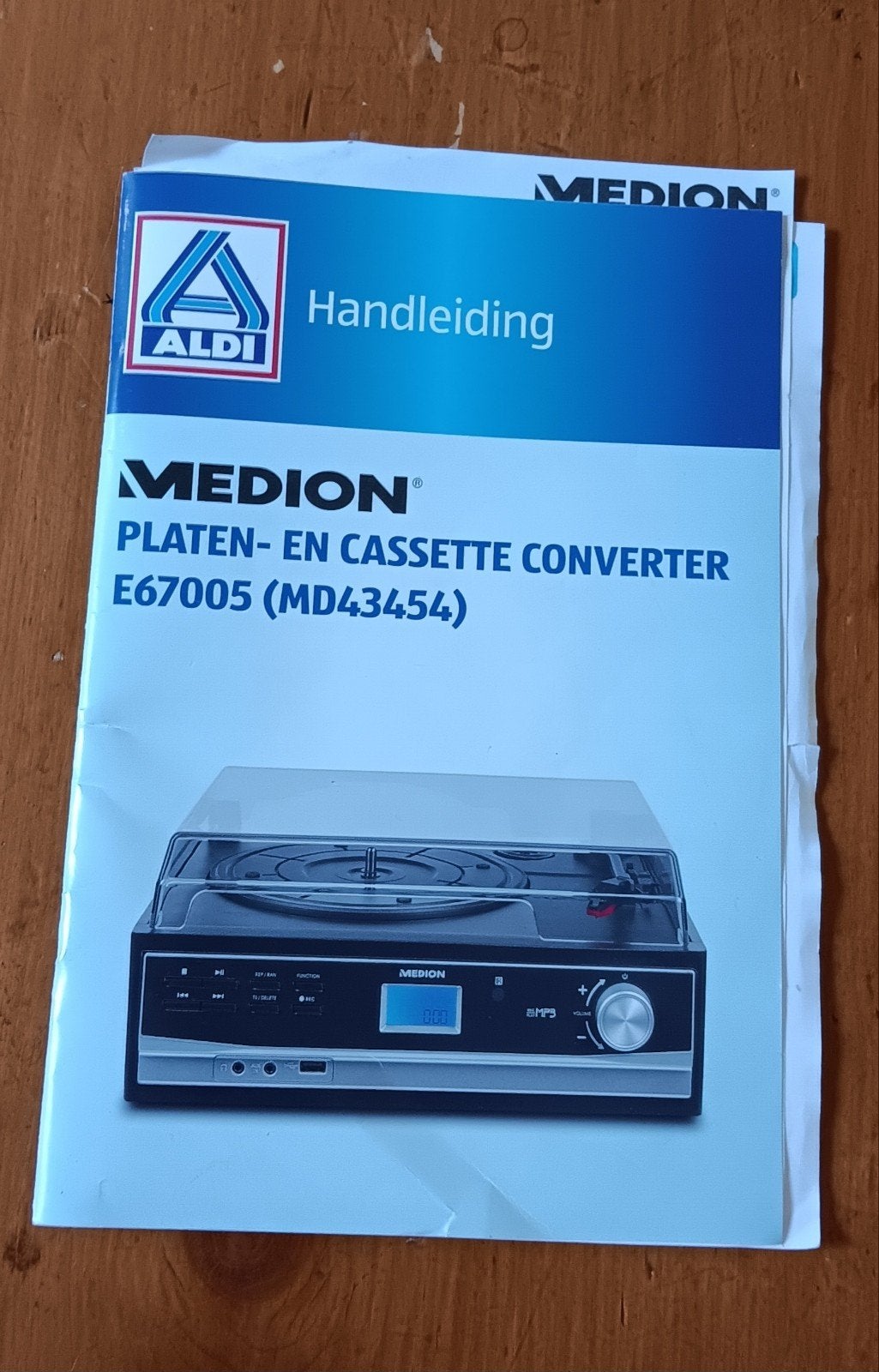 Medion LP en cassette converter, Zo goed als nieuw, USB-aansluiting, Platenspeler, Ophalen