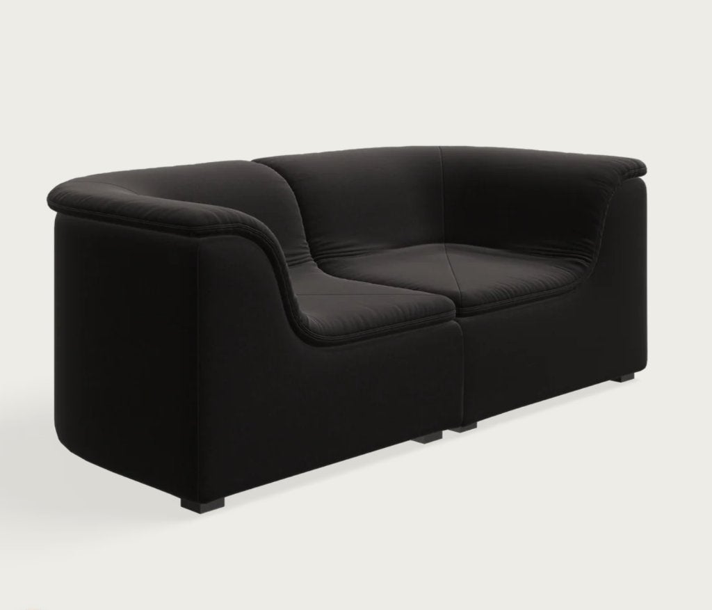 Studio Henk Blanket sofa 2-zitsbank + hocker | Van €5197, nu, Studio Henk, Nieuw, 75 tot 100 cm, Ophalen of Verzenden