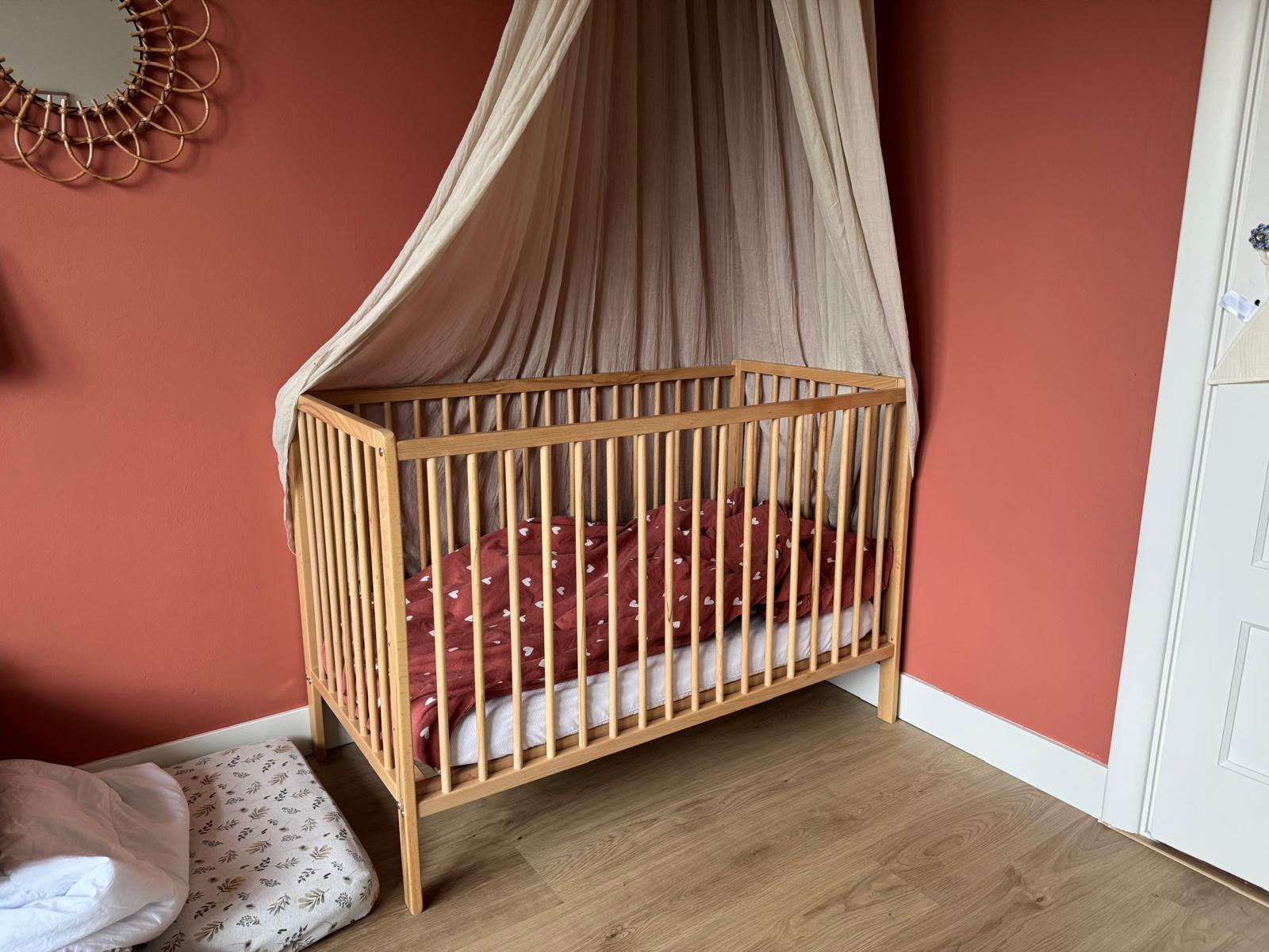 IKEA Sniglar ledikant incl. Aerosleep matras, Kinderen en Baby's, Ophalen, Zo goed als nieuw, Rechthoekig