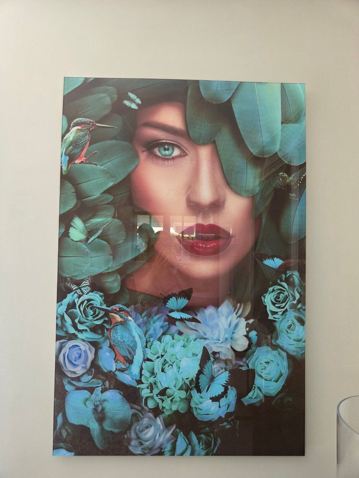 plexiglas schilderij, Ophalen