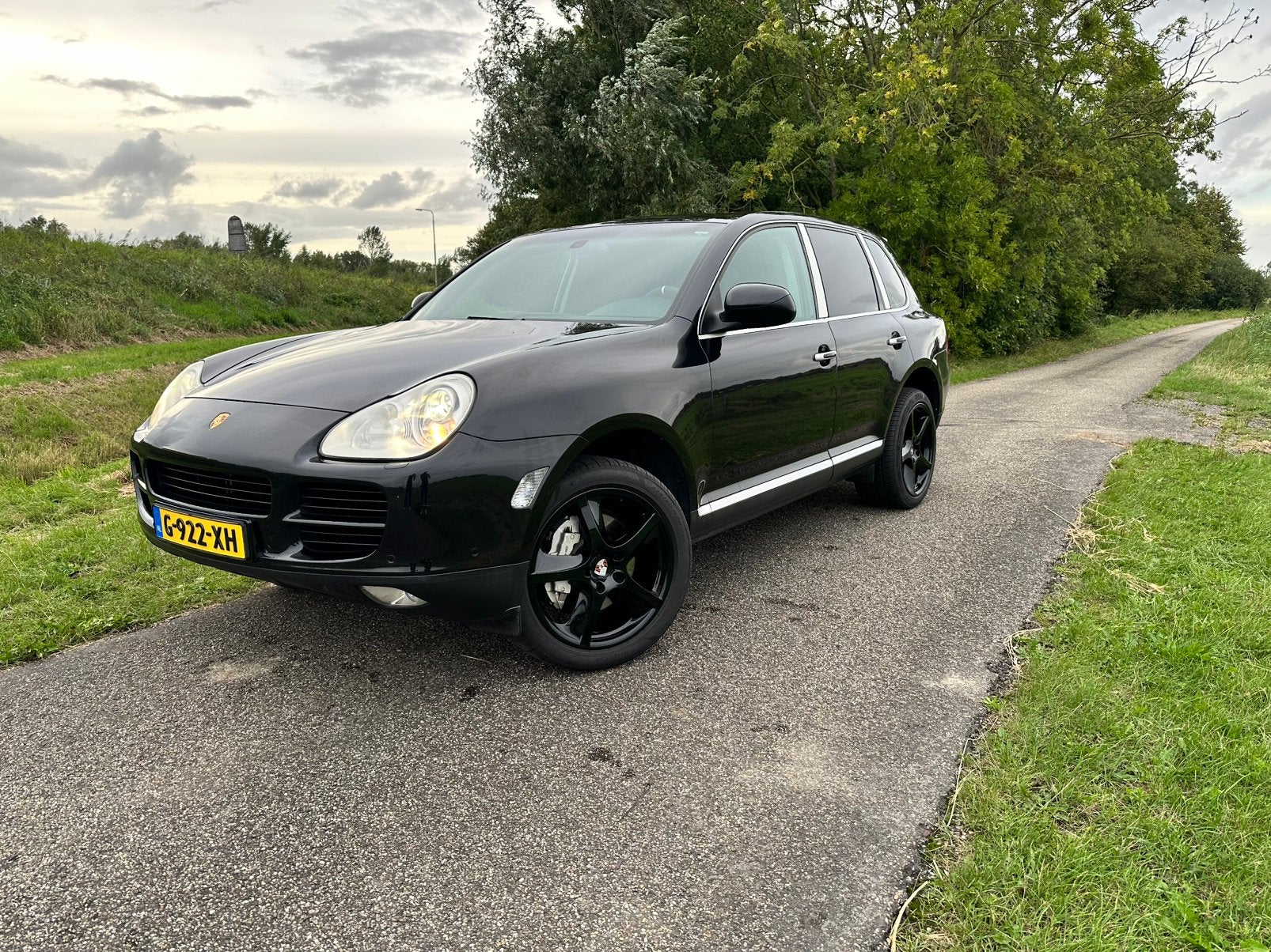 Porsche Cayenne 4.5 S Tiptronic S 2003 Zwart, Auto's, Porsche, Automaat, Cayenne, 2220 kg, Leder