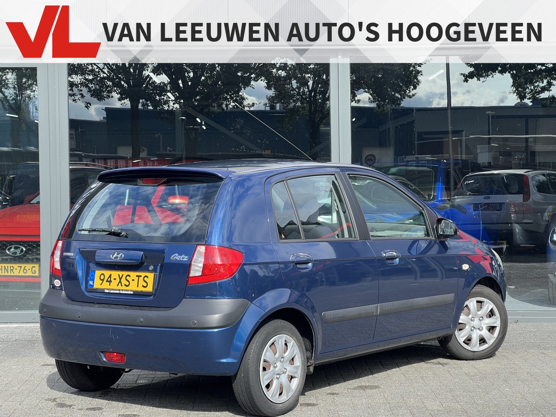 Hyundai Getz 1.4i Active Joy | Airco | RIJKLAAR | NAP, Auto's, Hyundai, Voorwielaandrijving, Zwart, 4 cilinders, Blauw