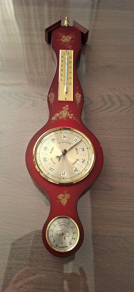 Barometer, Audio, Tv en Foto, Weerstations en Barometers, Ophalen of Verzenden, Gebruikt, Barometer