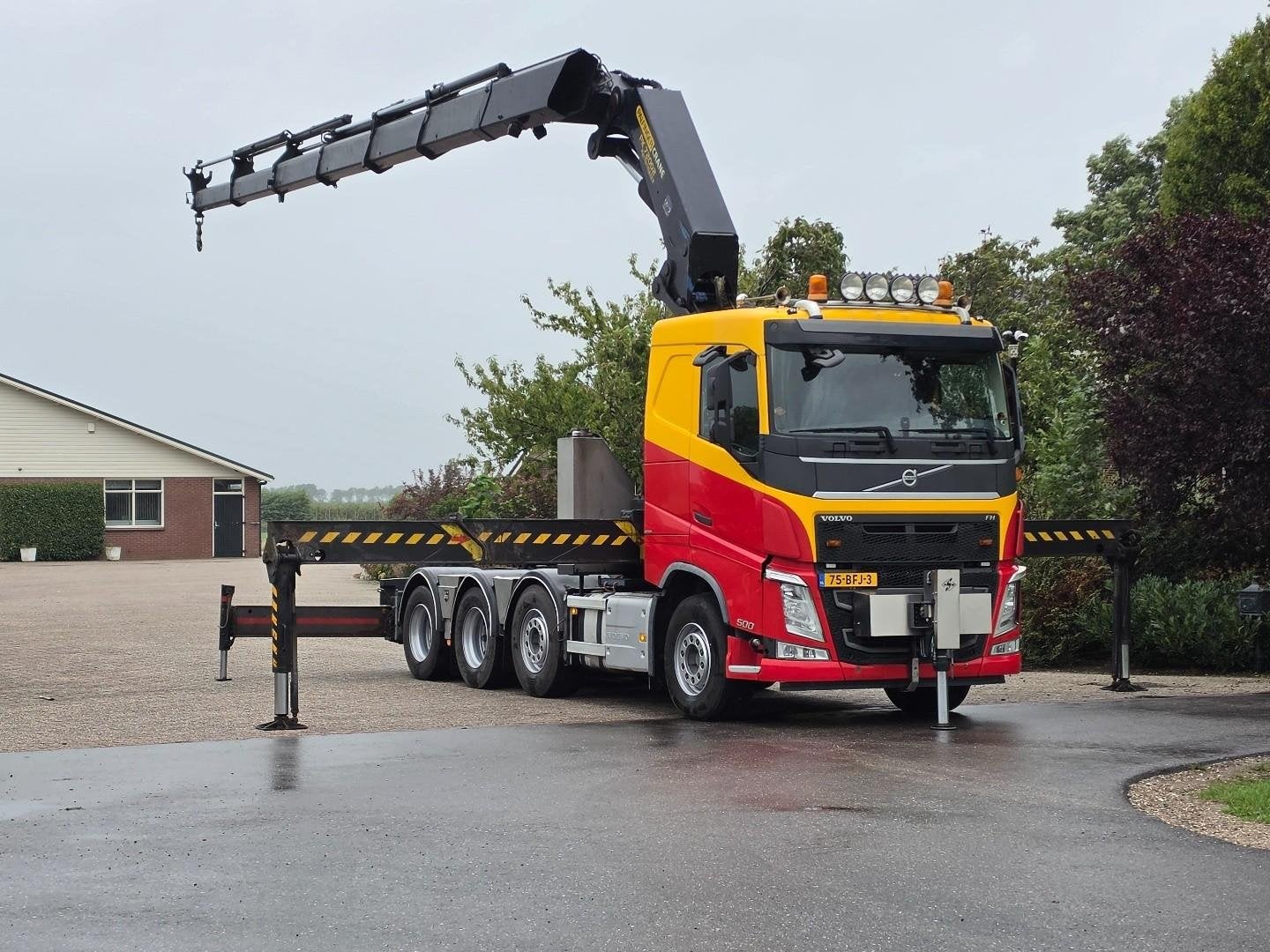 Volvo FH 500 8X4! PALFINGER 72002 72TM! TREKKER/BAKWAGEN!EUR, Euro 6, Overige kleuren, Origineel Nederlands, Bedrijf