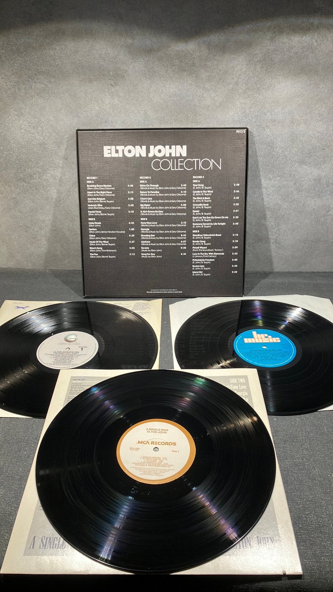 Elton John  — Collection  3 lp box, Cd's en Dvd's, Boxset, Pop, Zo goed als nieuw, 12 inch