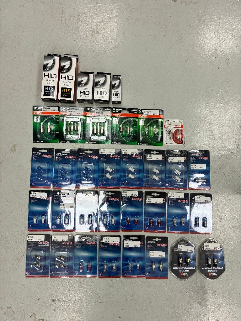 PARTIJ 60+ auto lampjes halogeen Xenon LED twv €400+ !, Verzenden