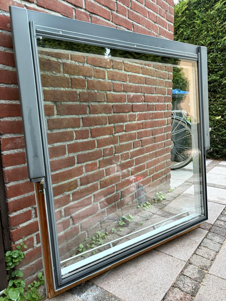 Velux Dakraam 114x118 Hout Compleet met Toebehoren, Doe-het-zelf en Verbouw, Glas en Ramen, Ophalen, Gebruikt, Minder dan 80 cm