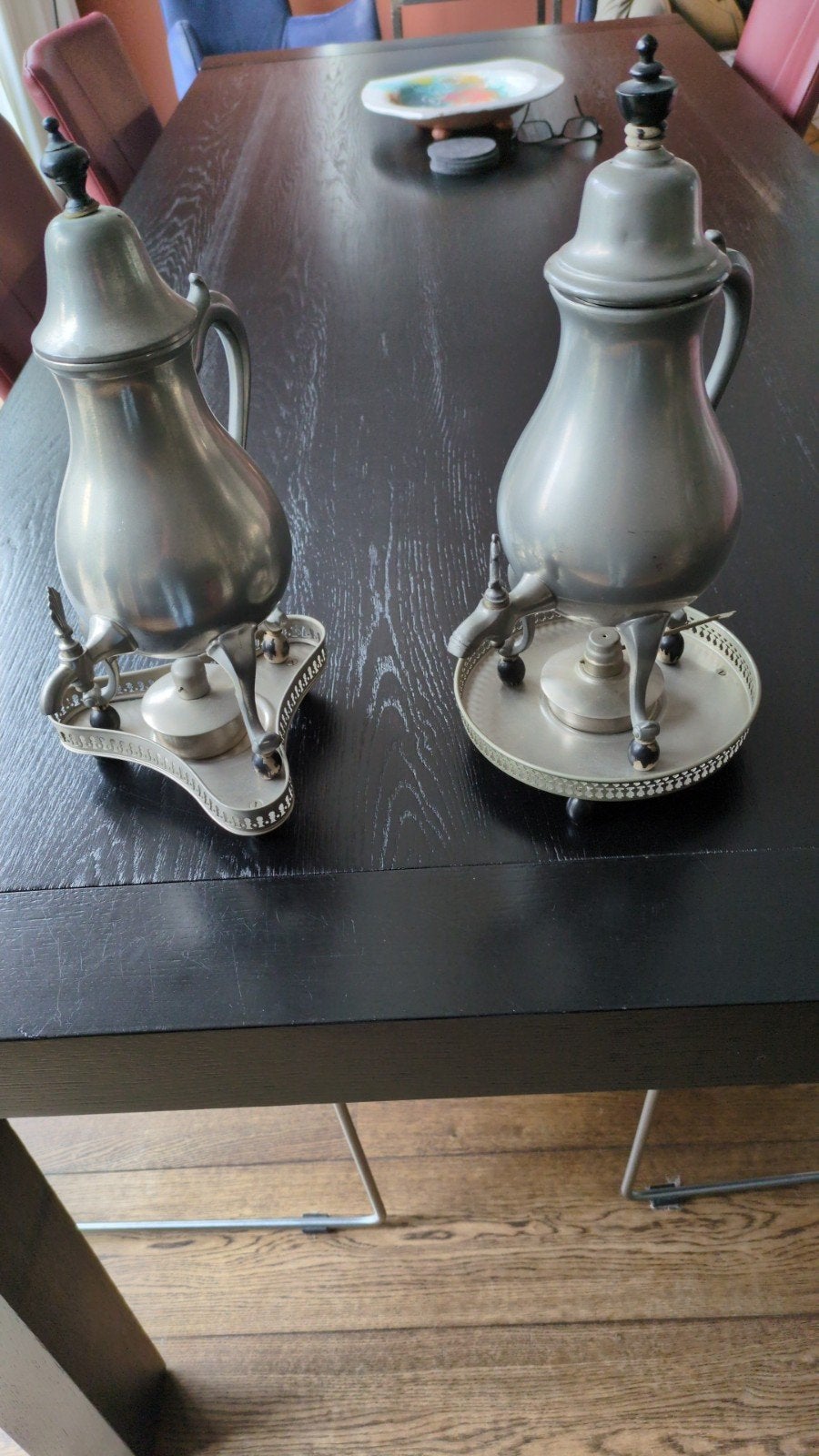Tinnen kraantjeskannen, Antiek en Kunst, Antiek | Tin, Ophalen