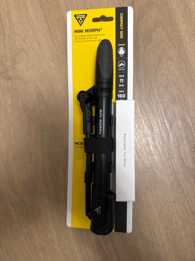 Topeak Mini Morph Fiets Pomp - Compact & Krachtig, Ophalen of Verzenden, Zo goed als nieuw