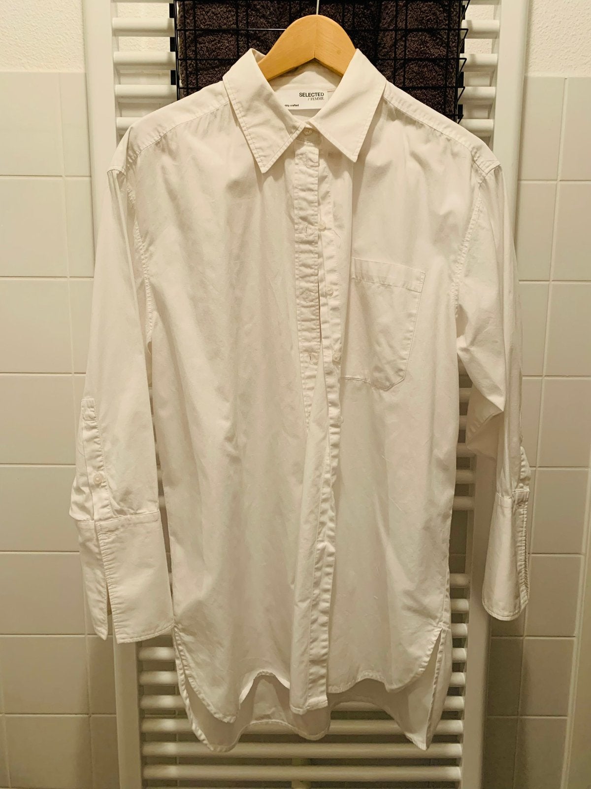 Wit vrouwen overhemd, Selected Femme, mt 36, Ophalen, Nieuw, Maat 36 (S), Wit