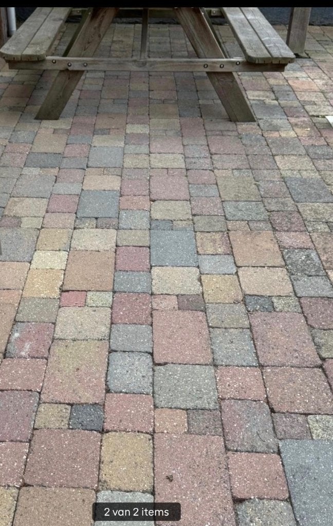 Tuin en terras ongeveer 100m2, Ophalen, Gebruikt, 10 m² of meer, Beton