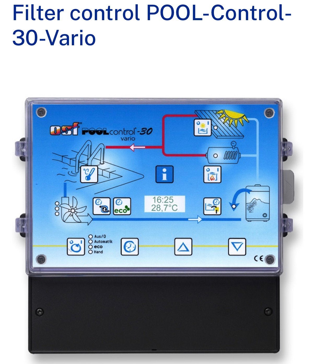OSF PC 30 Vario zwembad / pomp besturing, Ophalen of Verzenden, Zo goed als nieuw