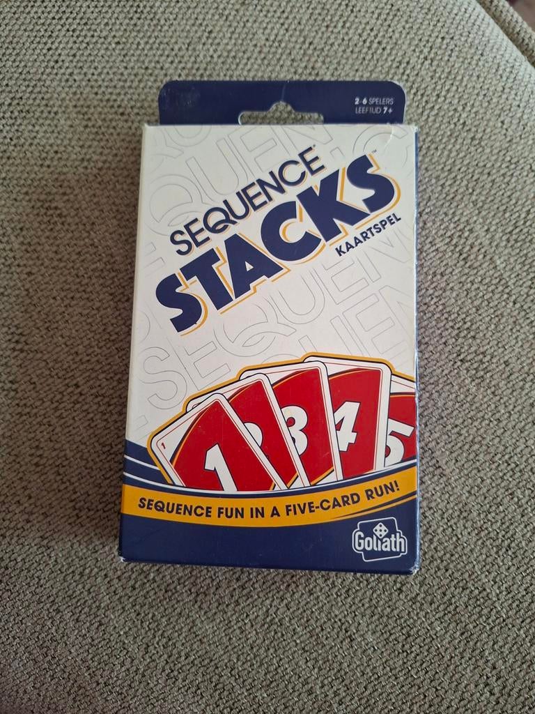 Sequence Stacks Kaartspel - Goliath, Vijf spelers of meer, Ophalen of Verzenden, Gebruikt, Goliath