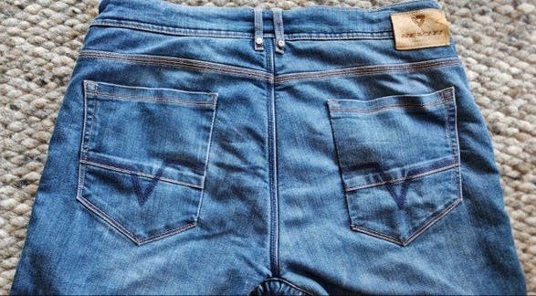 REV'ITT Revitt motor jeans met knie protectie heup mogelijk, Motoren, Kleding | Motorkleding, Ophalen of Verzenden, Tweedehands