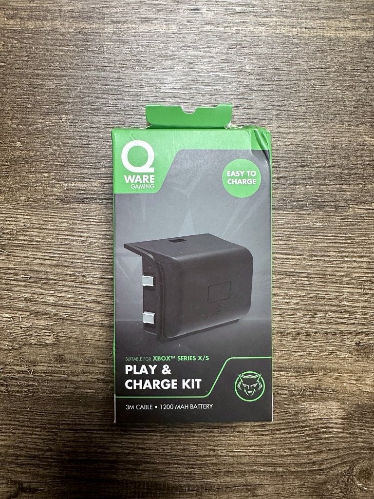 Qware Play & Charge kit Xbox Series X|S, Ophalen of Verzenden, Zo goed als nieuw, Voeding of Kabel, Xbox Series X