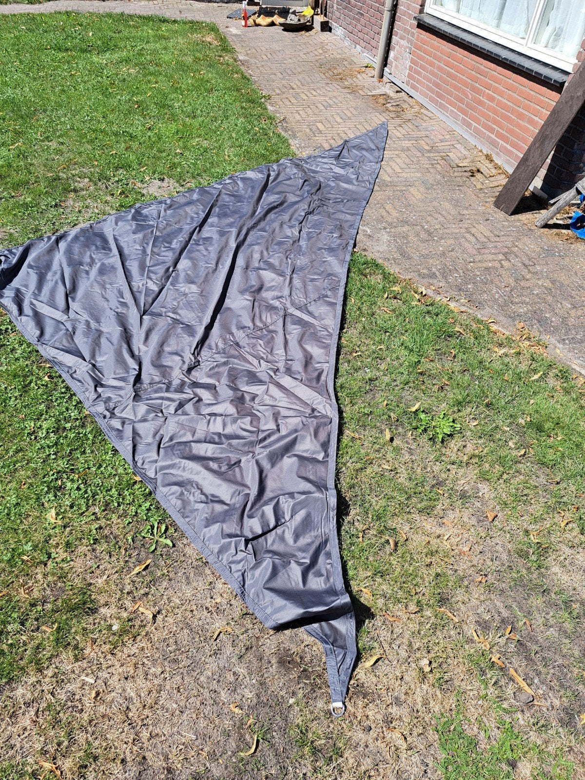 VidaXL Schaduwdoek 3x4x5m Antraciet - Zo goed als nieuw, Overige typen, Ophalen of Verzenden, Zo goed als nieuw, 250 cm tot 450 cm