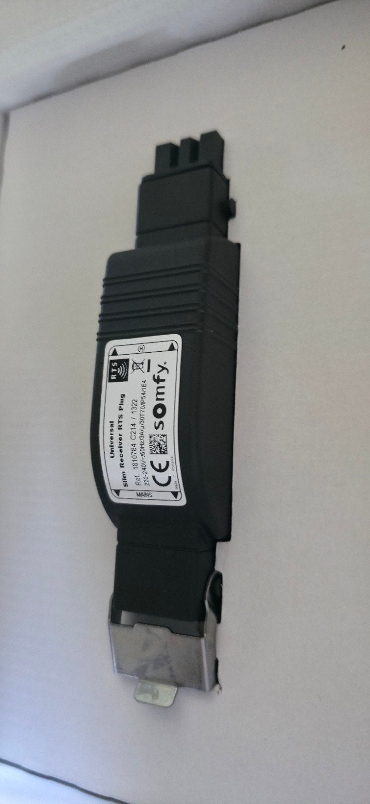 Somfy Universal Slim Receiver RTS Plug (Nieuw), Doe-het-zelf en Verbouw, Rolluiken, Ophalen of Verzenden