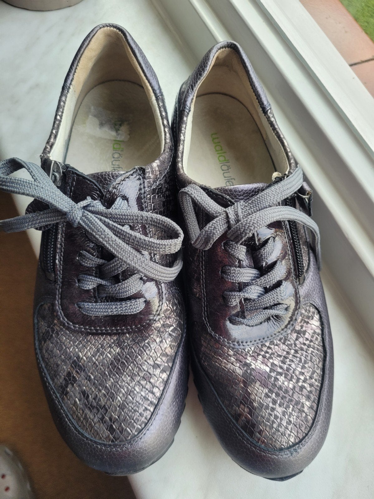 Waldläufer sneakers met slangenprint - Maat 38, Kleding | Dames, Waldlaufer, Zwart, Ophalen of Verzenden, Sneakers of Gympen