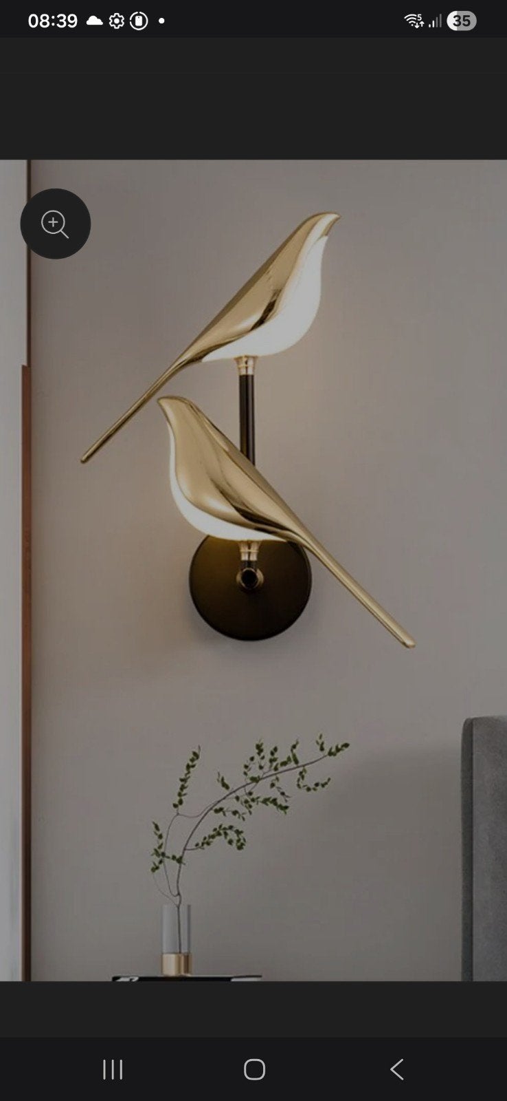 Leuke lamp van vogels, Ophalen of Verzenden, Zo goed als nieuw