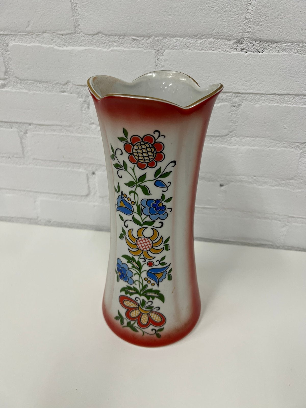 Te Koop : Bloemenvaas Vaas Jaren 60 Polen Lubiana, Ophalen of Verzenden