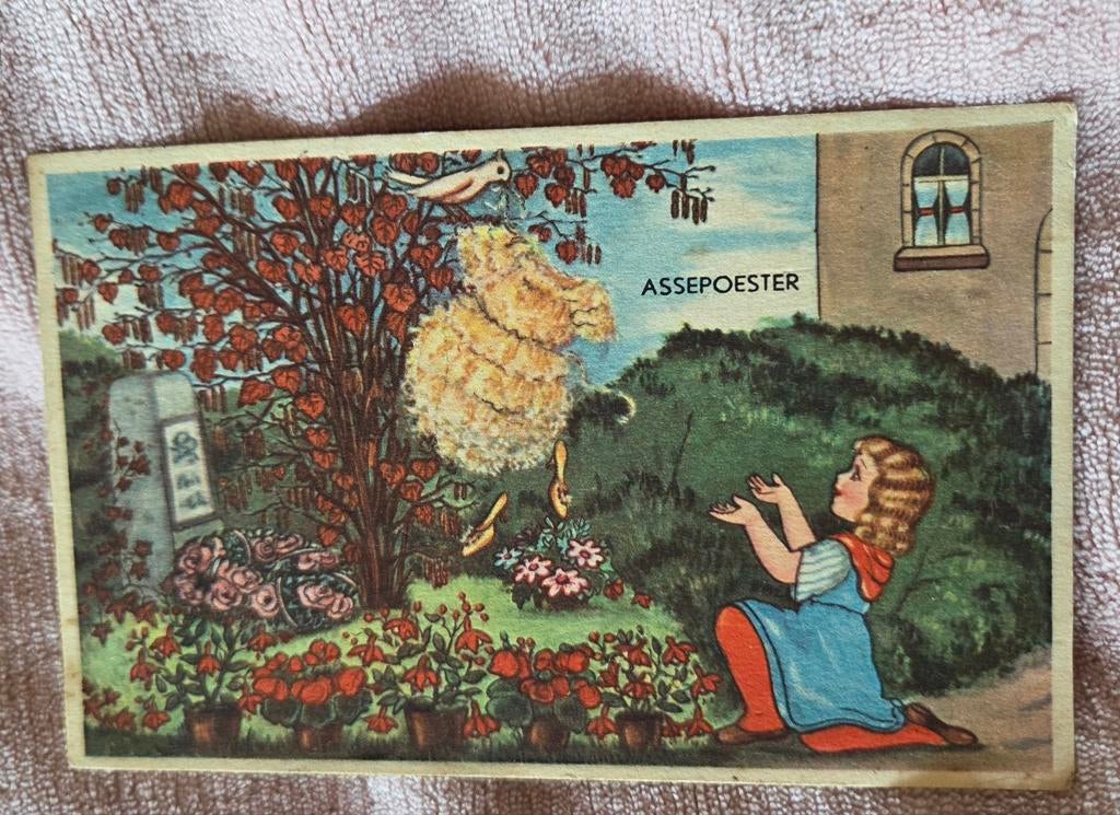 Assepoester, Verzenden, Voor 1920, Gelopen, Kinderen