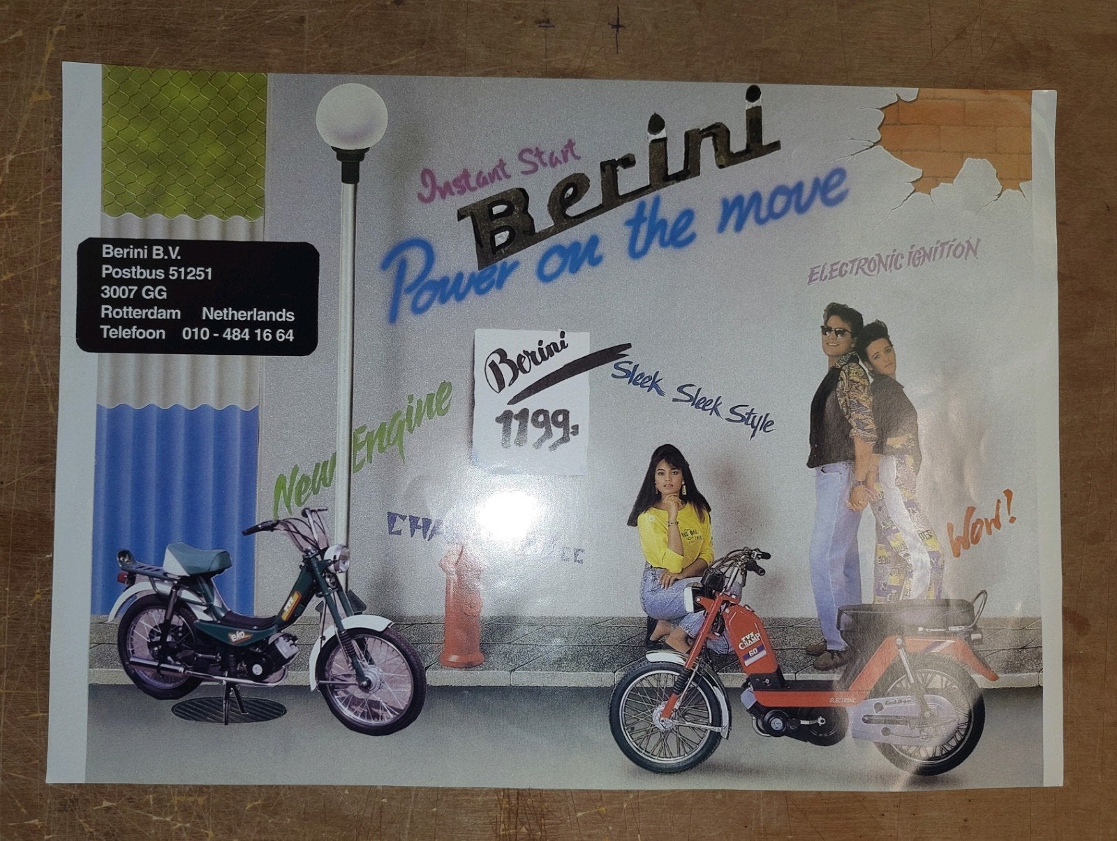 Brochure Berini 1994, Ophalen of Verzenden, Zo goed als nieuw