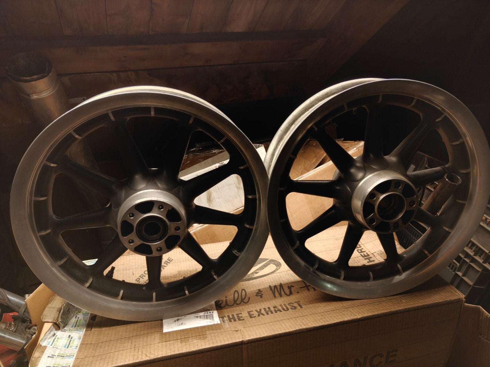 Set Harley Davidson Touring velgen, Motoren, Ophalen of Verzenden, Gebruikt