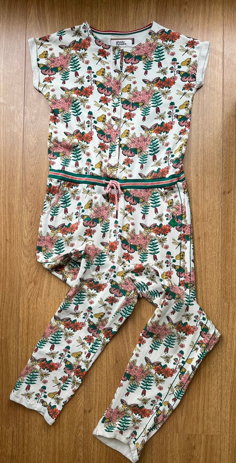4FF 4 Funky Flavours jumpsuit 164-170-176, XS, Ophalen of Verzenden, Zo goed als nieuw, Meisje, Setje