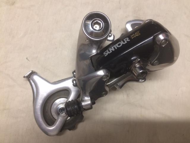 vintage fietsonderdelen Suntour XC PRO, BMX, Zo goed als nieuw, Derailleur of Ketting, Aluminium
