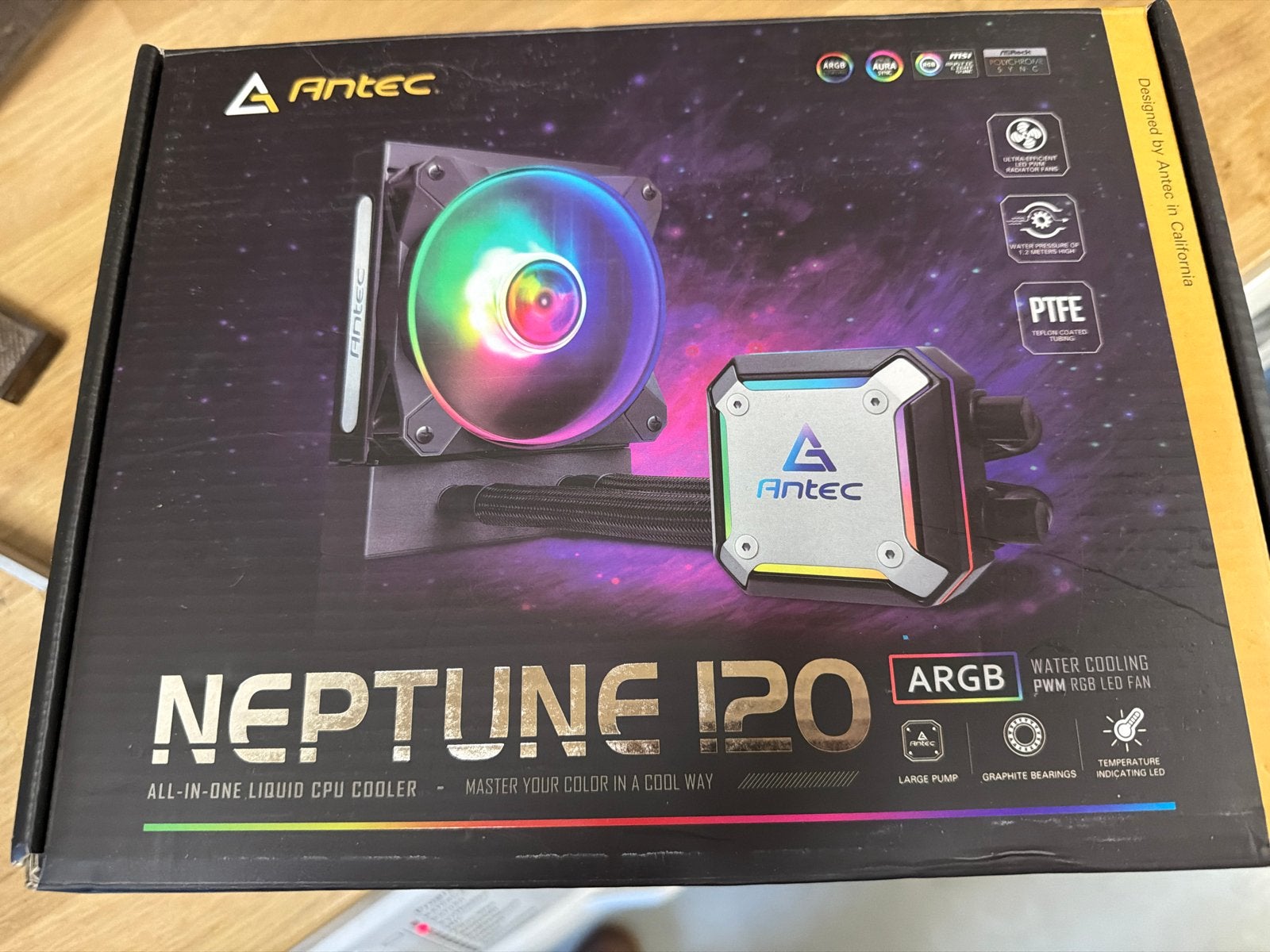 Antec Neptune 120 ARGB All-in-One Liquid CPU Koeler, Ophalen of Verzenden, Nieuw, Waterkoeling