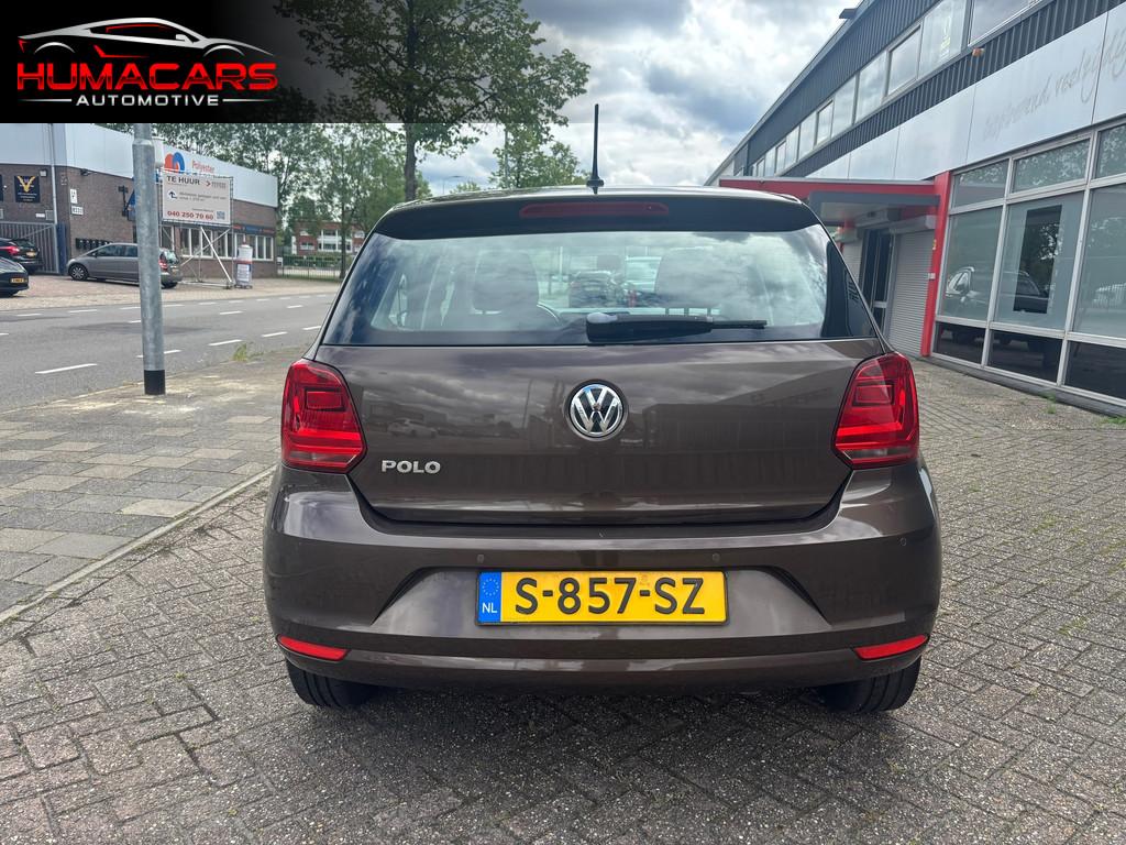 Volkswagen Polo 1.0|Airco|Cruise|front assist|multimedia sch, Stof, Euro 6, Bruin, 60 pk