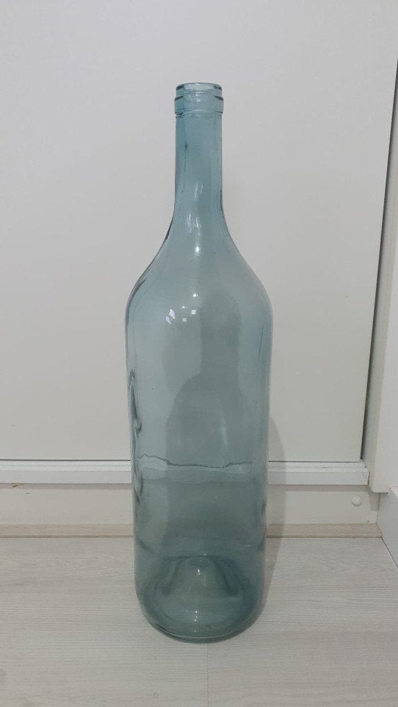 vase, Ophalen, 50 tot 75 cm, Groen, Glas