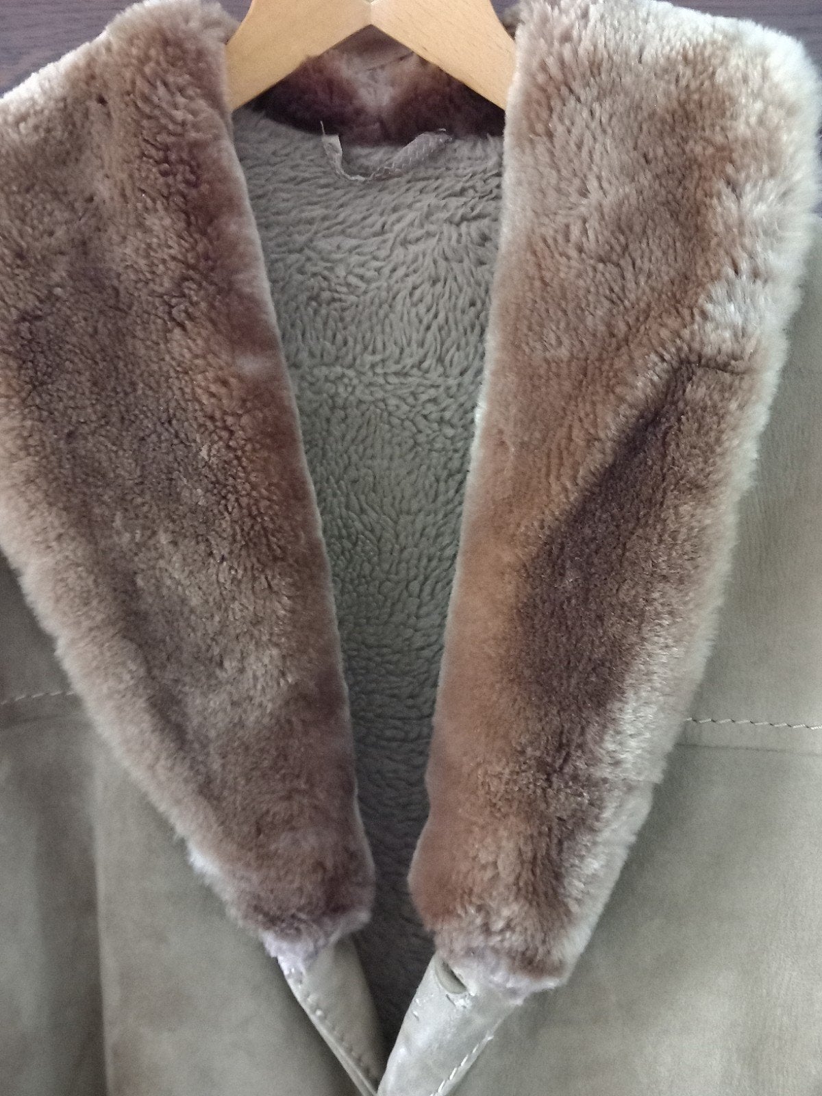 VINTAGE SUEDE/BONT HERENJAS, Kleding | Heren, Ophalen, Gedragen, Maat 48/50 (M), Bruin