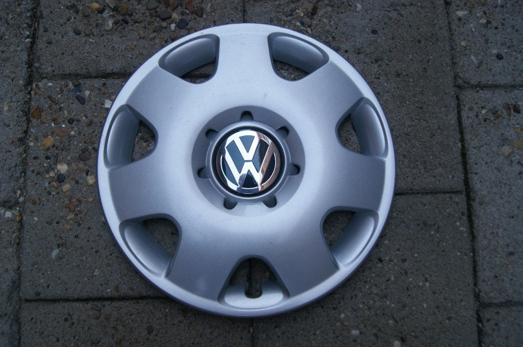 1 losse originele wieldop Volkswagen Polo 14 inch (Model 3), Auto diversen, Wieldoppen, Ophalen of Verzenden, Gebruikt