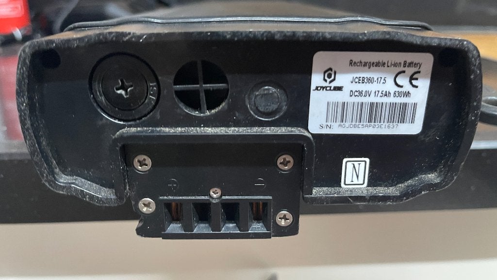 Defecte Stella e-bike accu 36V 17,5Ah 630Wh Joycube, Fietsen en Brommers, Ophalen of Verzenden, Gebruikt