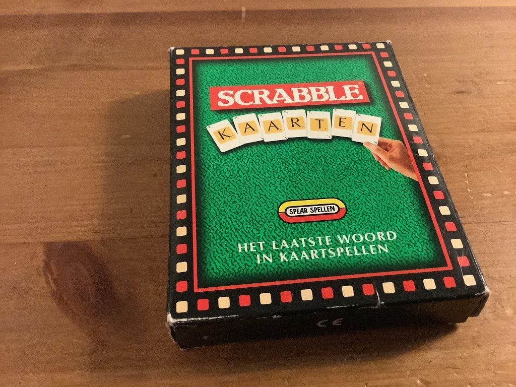Scrabble Kaarten. Kaartspel van Mattel, Hobby en Vrije tijd, Ophalen of Verzenden, Gebruikt, Mattel