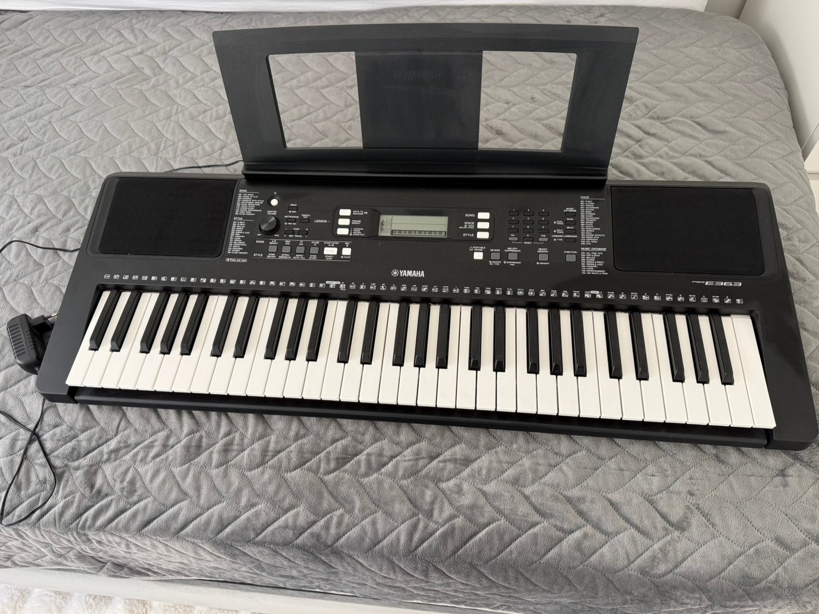 Yamaha PSR-E363 keyboard - 61 toetsen + adapter, Muziek en Instrumenten, Ophalen, Zo goed als nieuw, 61 toetsen, Yamaha