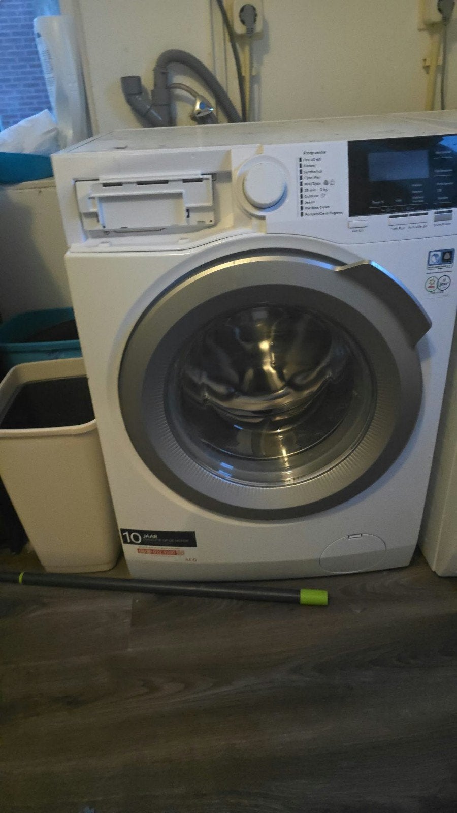 AEG wasmachine 8 kg. 6 jaar oud, Ophalen, Gebruikt, Voorlader, 85 tot 90 cm