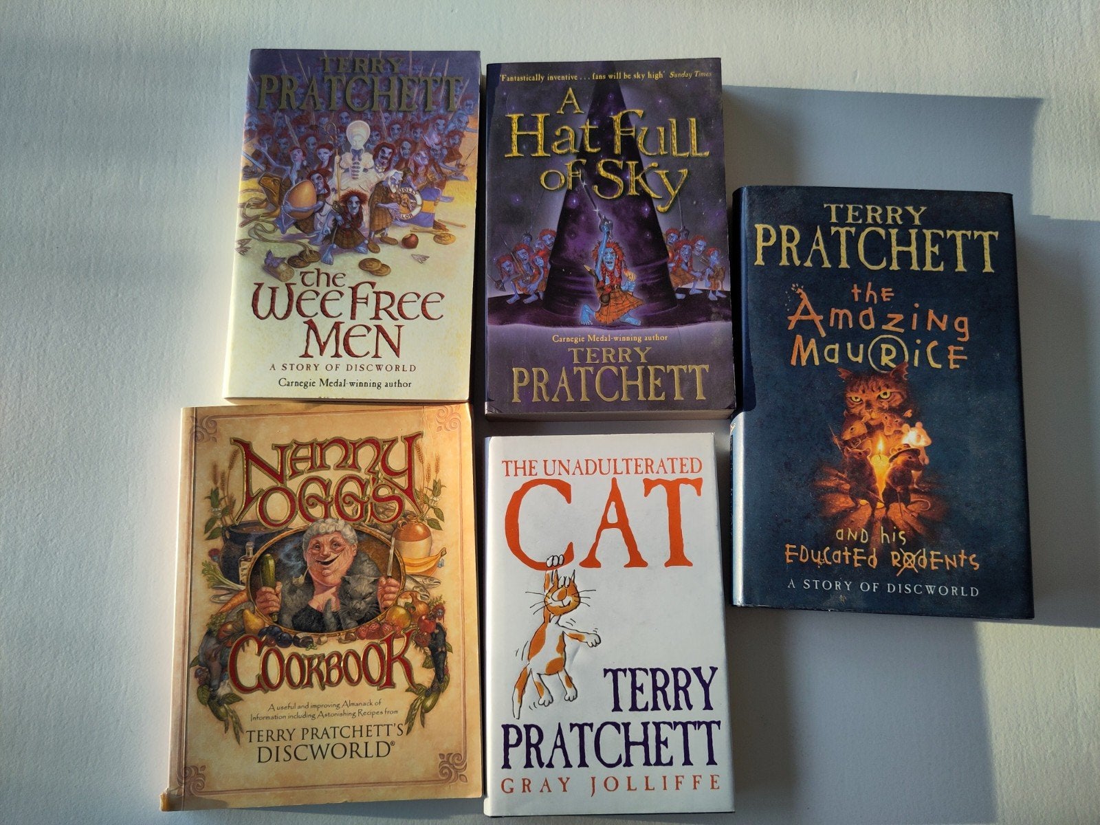 Terry Pratchett Boeken Collectie (6 stuks), Boeken, Ophalen of Verzenden, Gelezen, Terry Pratchett