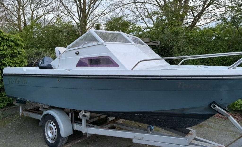 Kajuit boot, Gebruikt, Buitenboordmotor, 5 m, 2 m