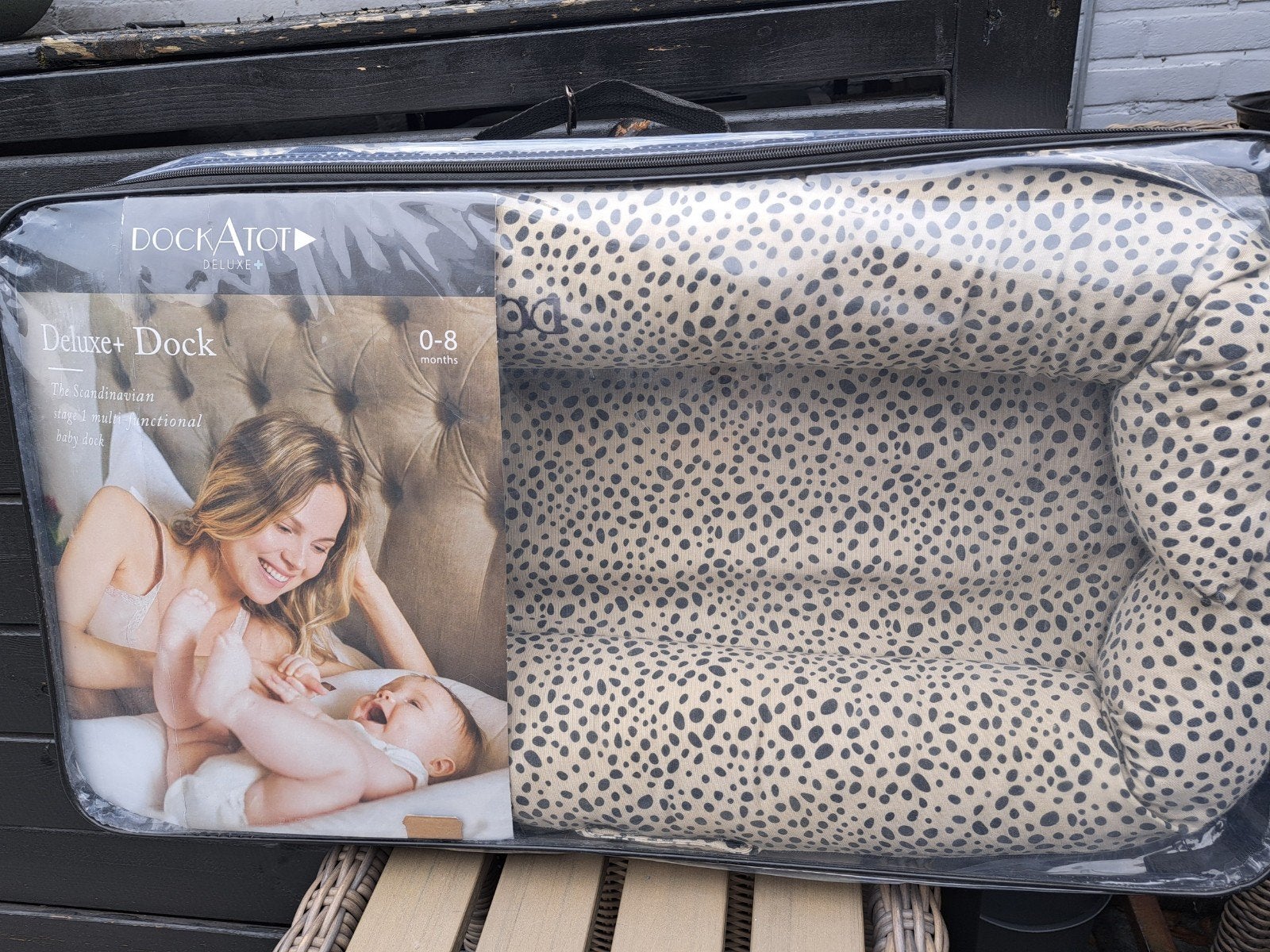 DockAtot babynestje dots beige, Ophalen of Verzenden, Zo goed als nieuw