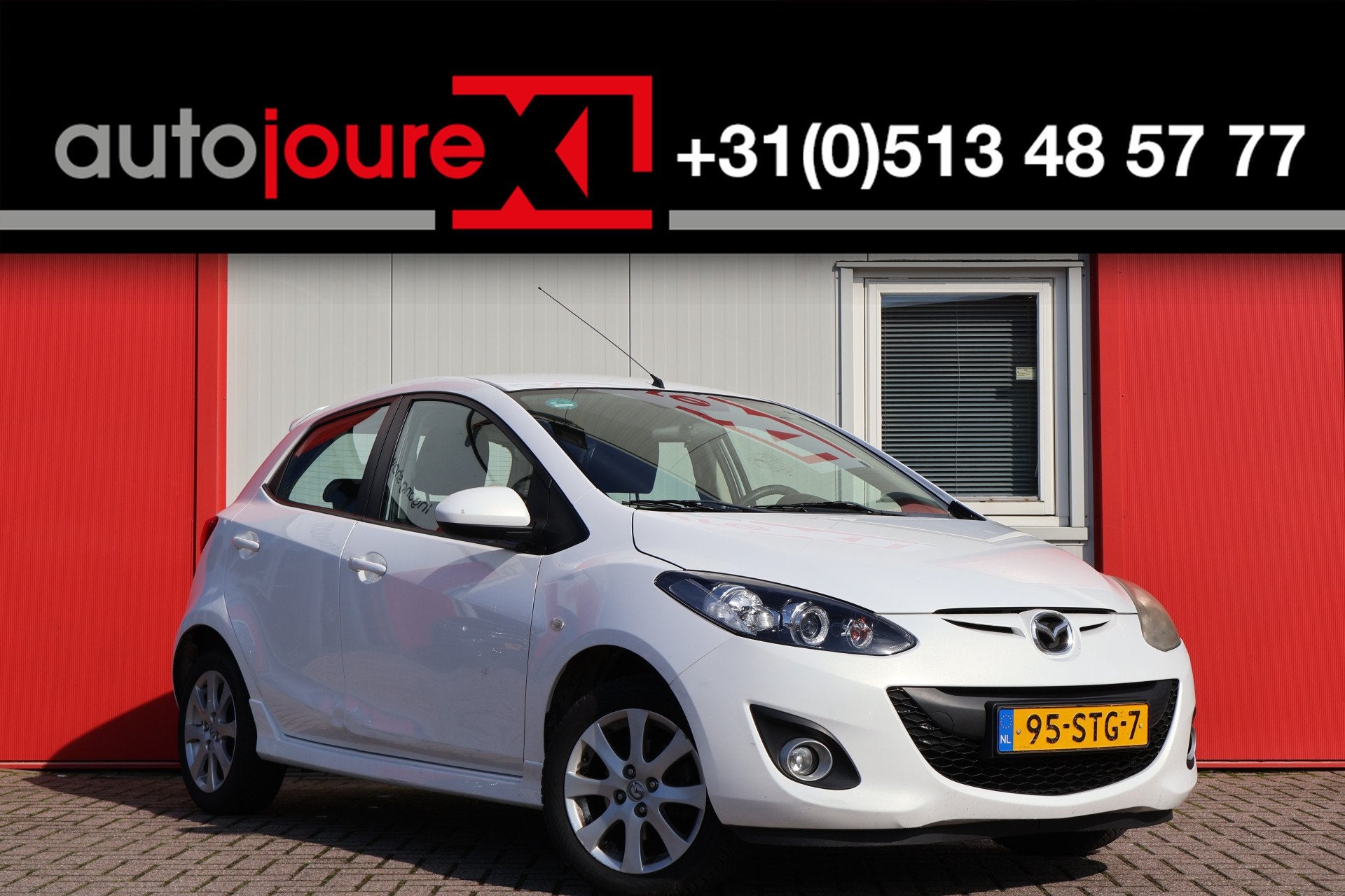 Mazda 2 1.3 BIFUEL GT-M Line (bj 2011), Auto's, Voorwielaandrijving, Euro 5, Zwart, 4 cilinders