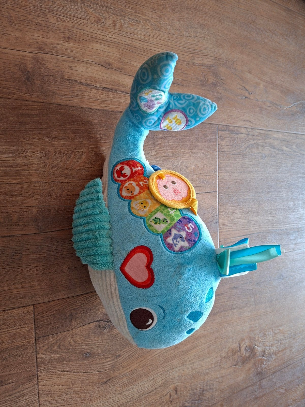Vtech knuffel en leer Walvis, Ophalen, Zo goed als nieuw