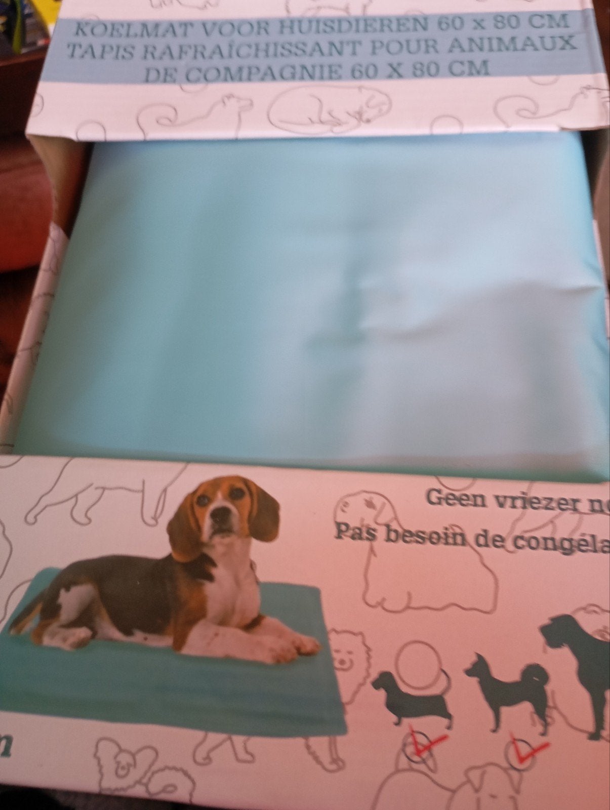 HONDEN KOELMAT 60BIJ 80 CM NU 10€ NIEUW ZIE FOTO,S, Ophalen of Verzenden, Nieuw