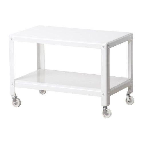 Ikea PS 2012 trolley, Gebruikt, Metaal of Aluminium, 55 tot 75 cm, Rechthoekig