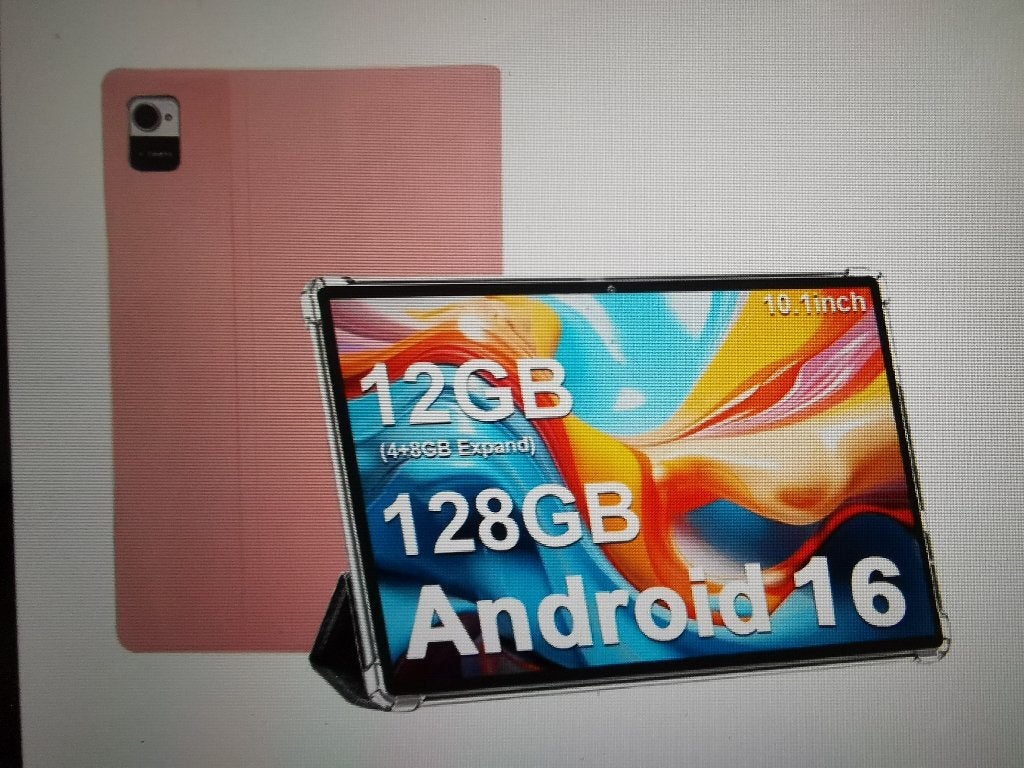 10.1" Tablet PC/Android 16/hoes, toetsenbord, Muis,5G, 10 inch, 2-in-1 Tablet PC Roze, Nieuw, Ophalen of Verzenden