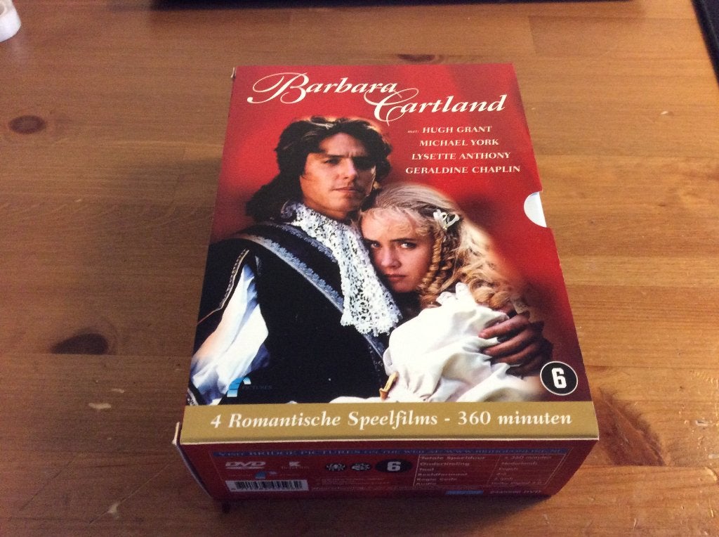 Barbera Gartland 4 film dvd box, Vanaf 12 jaar, Ophalen of Verzenden, Gebruikt, Historisch of Kostuumdrama