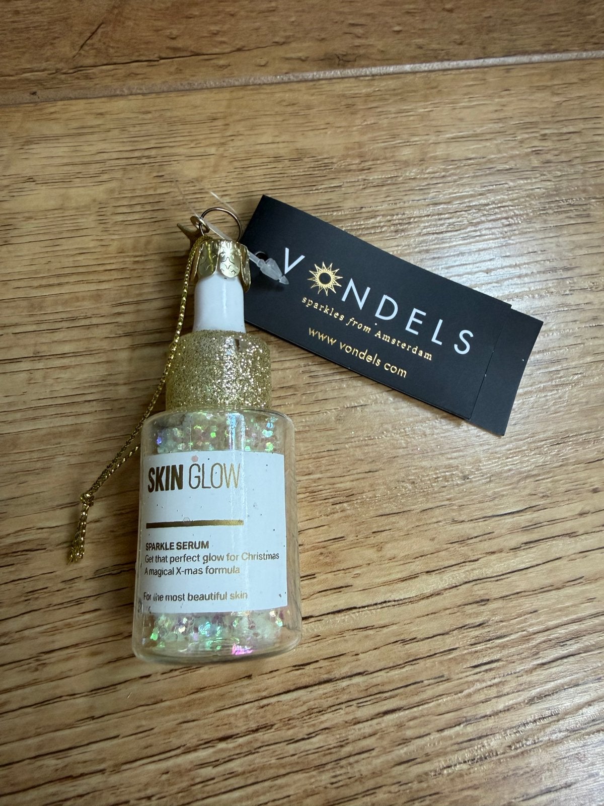 Vondels glazen kerstornament Skin Glow serum, Diversen, Ophalen of Verzenden, Nieuw